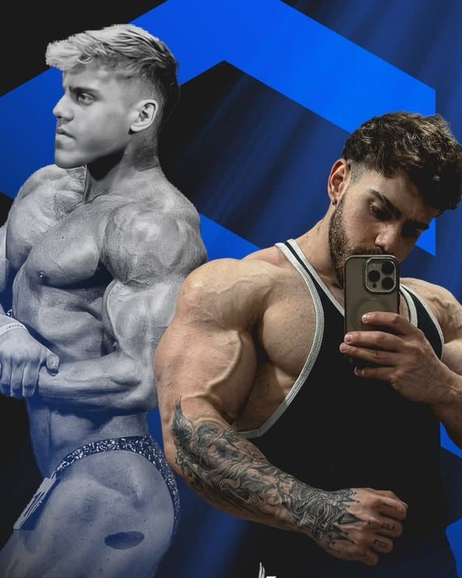Santino Nicolini en competencia y entrenando